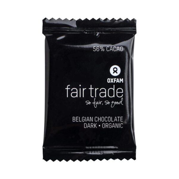 Belgian Dark chocolate minis by Oxfam Fair Trade on Rosette Fair Trade