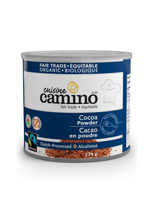Fairtrade cocoa powder (dutch processed) by Camino available on Rosette Fair Trade's online store