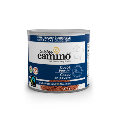 Fairtrade cocoa powder (dutch processed) by Camino available on Rosette Fair Trade's online store