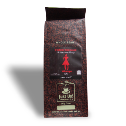 Fairtrade dark roast coffee by Just Us Coffee available on Rosette Fair Trade online store