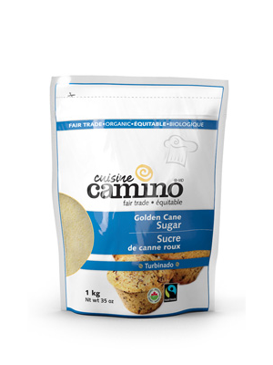 Fairtrade golden cane sugar (turbinado) by Camino available on Rosette Fair Trade's online store