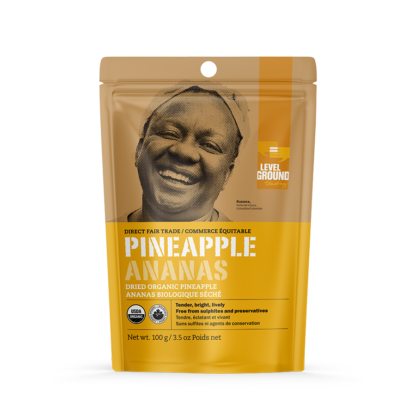 Fairtrade pineapple (dried) by Level Ground Trading is available on the Rosette Fair Trade online store