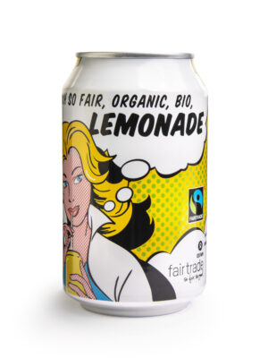 Oxfam Fair Trade lemonade (carbonated) on Rosette Fair Trade
