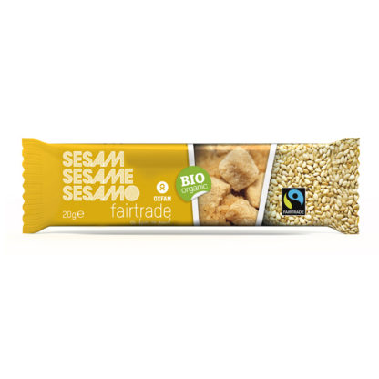 Sesame seed bar (Oxfam Fair Trade) on Rosette Fair Trade