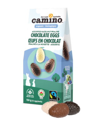 Fair trade Easter eggs (organic, soy free) by Camino on Rosette Fair Trade-01