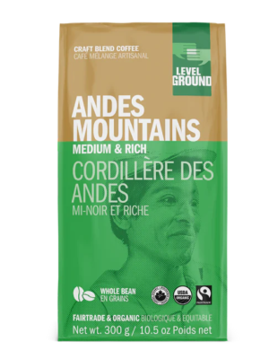 Andes Mountains coffee by Level Ground Trading