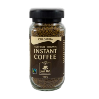 Fair trade instant coffee by Just Us! Coffee Roasters on Rosette Fair Trade