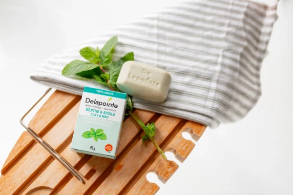 Clay & Mint soap by Delapointe