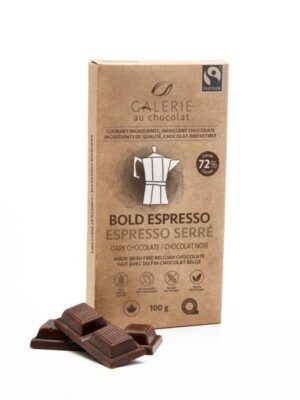 Fair trade espresso dark chocolate (Bold Espresso) by Galerie au Chocolat on the Rosette Network