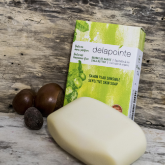 Unscented shea soap (with shea butter) by Karité Delapointe on Rosette Fair Trade