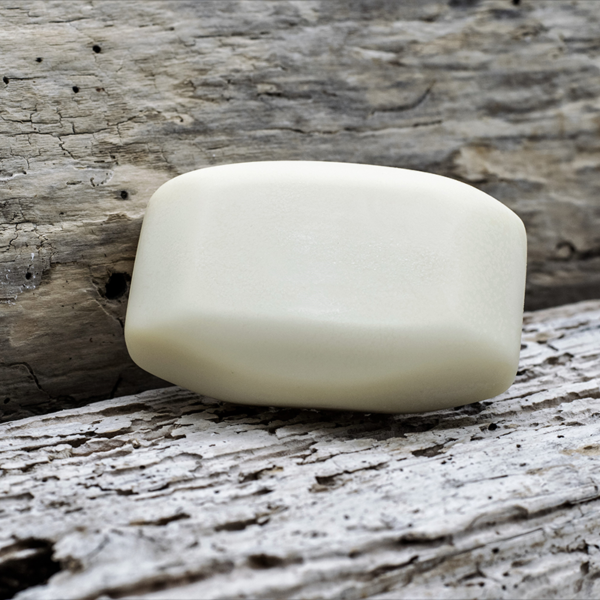 Zero waste unscented shea soap (with shea butter) by Delapointe on Rosette Fair Trade
