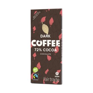 Belgian dark chocolate with coffee from Oxfam Fair Trade (organic) on the Rosette Network online store