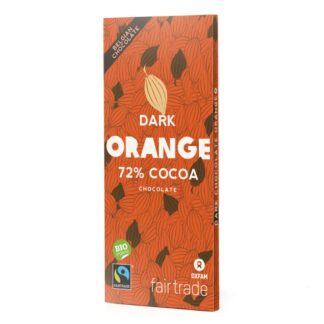 Belgian dark chocolate with orange from Oxfam Fair Trade (organic) on Rosette Network online store