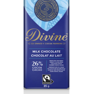Milk chocolate by Divine Chocolate on Rosette Fair Trade