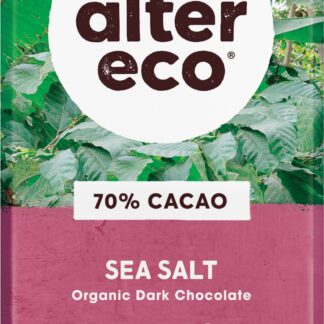 Dark chocolate with sea salt by Alter Eco on Rosette Fair Trade
