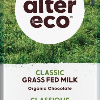 Grass fed milk chocolate by Alter Eco on Rosette Fair Trade