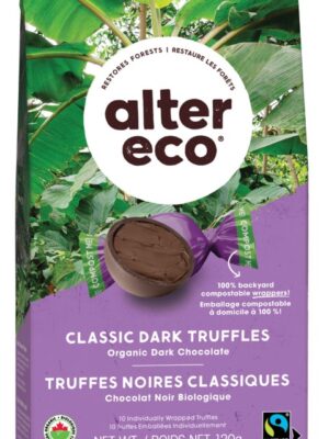 Classic Dark Truffles organic dark milk chocolate by Alter Eco on Rosette Fair Trade