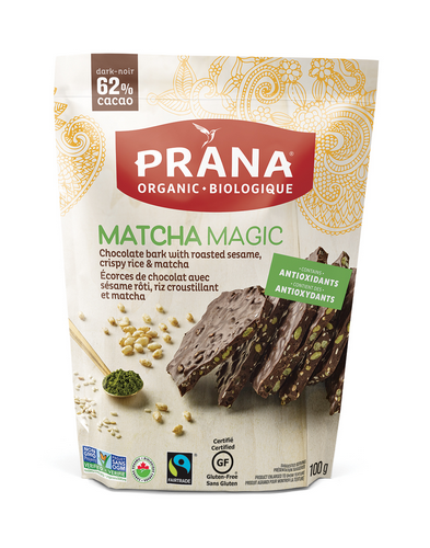 Matcha Magic dark chocolate bark by Prana on Rosette Fair Trade