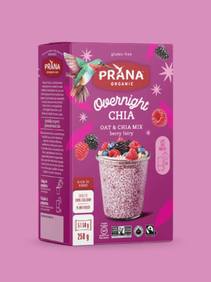 Berry Fairy overnight chia by Prana on Rosette Fair Trade