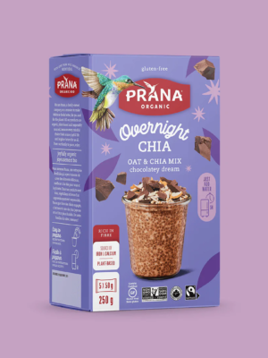 Chocolatey Dream overnight chia by Prana on Rosette Fair Trade